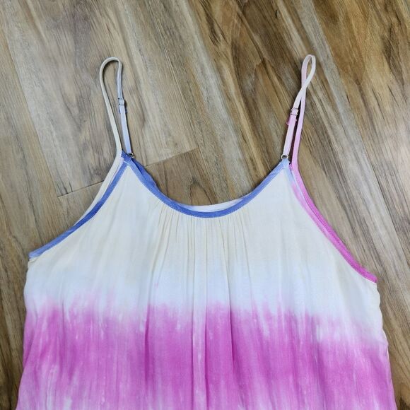 🔹️NWT Savanna Jane Tie Dye Embroidered Maxi Boho Sleeveless Dress Small - Picture 4 of 13